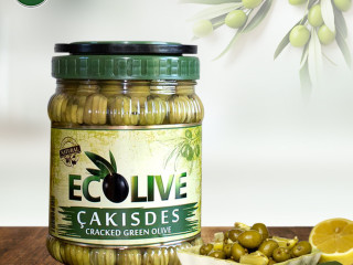 1kg Cracked Green Olive - Çakistes